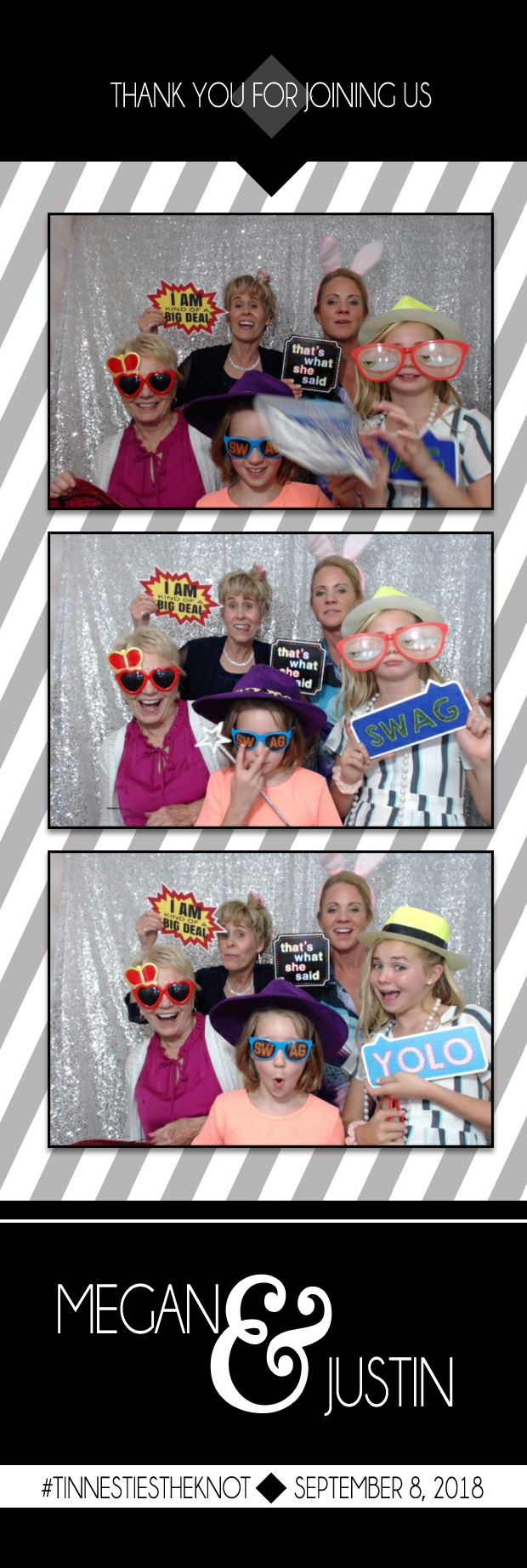 Megan and Justin's Wedding | View more photos from the event at gallery.photoboothbillings.com/u/PhotoBoothBillings/Megan-and-Justins-Wedding